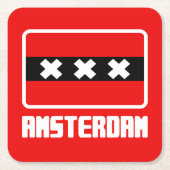 Amsterdam Kartonnen Onderzetters (Voorkant)