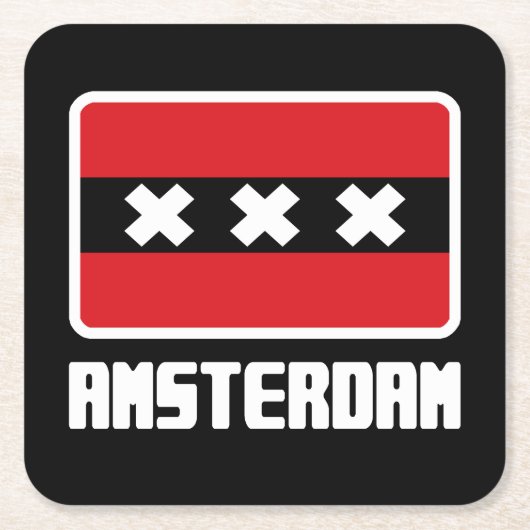 Amsterdam Kartonnen Onderzetters (Voorkant)