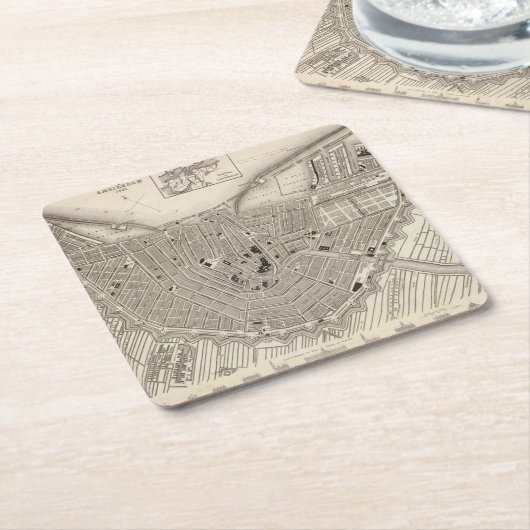 Amsterdam Kartonnen Onderzetters (Schuin)