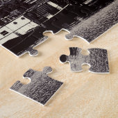 Amsterdam & kathedraal, stadskernen/ Holland Legpuzzel (Zijkant)