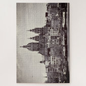 Amsterdam & kathedraal, stadskernen/ Holland Legpuzzel (Verticaal)