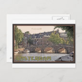 Amsterdam - Keizersgracht Briefkaart (Voorkant / Achterkant)