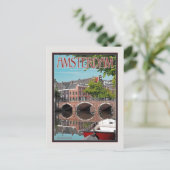 Amsterdam - Keizersgracht Briefkaart (Staand voorkant)