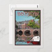 Amsterdam - Keizersgracht Briefkaart (Voorkant / Achterkant)