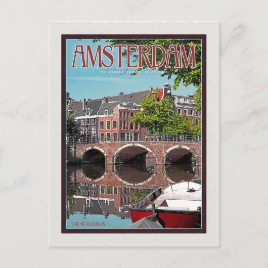 Amsterdam - Keizersgracht Briefkaart (Voorkant)