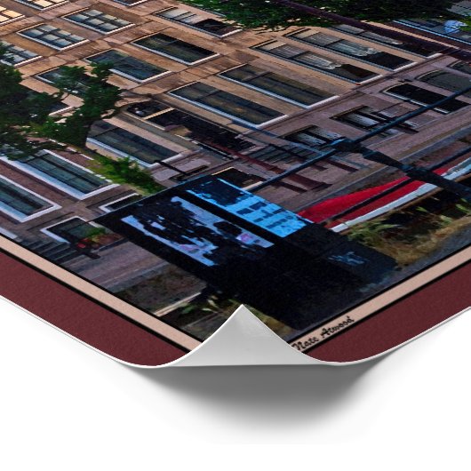 Amsterdam-Keizersgracht Centrum Poster (Hoek)