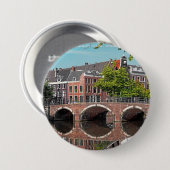 Amsterdam - Keizersgracht Ronde Button 7,6 Cm (Voorkant /achterkant)