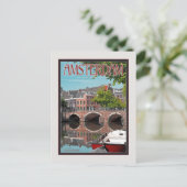 Amsterdam - Keizersgracht-RrachtCentrum Briefkaart (Staand voorkant)