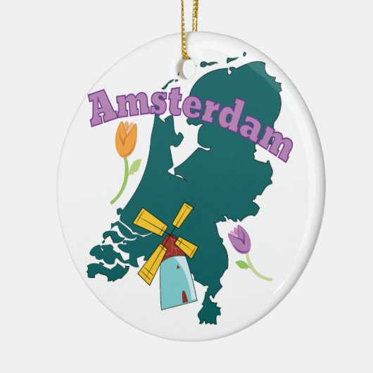 Amsterdam Keramisch Ornament (Links)