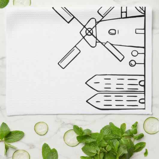 Amsterdam Kitchen Dish Towel Theedoek (Gevouwen)