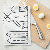 Amsterdam Kitchen Dish Towel Theedoek (Quarter Fold)