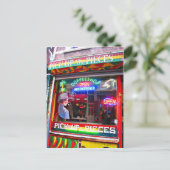Amsterdam koffiewinkel briefkaart (Staand voorkant)
