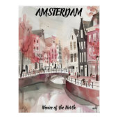 Amsterdam: La Venecia del Norte. Perfect Poster (Voorkant)
