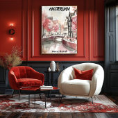 Amsterdam: La Venecia del Norte. Perfect Poster
