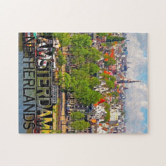Amsterdam Legpuzzel (Horizontaal)