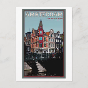 Amsterdam - Leidsestraat - Keizersgracht Briefkaart