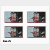 Amsterdam - Leidsestraat - Keizersgracht Rechthoekige Sticker (Vel)