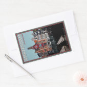 Amsterdam - Leidsestraat - Keizersgracht Rechthoekige Sticker (Envelop)