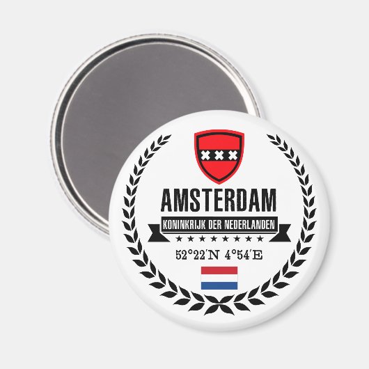 Amsterdam Magneet (Voorkant / Achterkant)