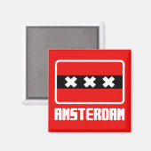 Amsterdam Magneet (Voorkant / Achterkant)
