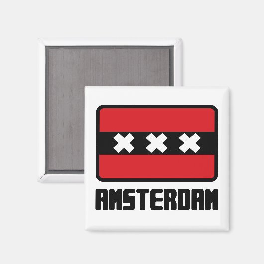 Amsterdam Magneet (Voorkant / Achterkant)