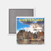 AMSTERDAM Magneet VAN MOJISOLA A GBADAMOSI OKUBULE (Voorkant / Achterkant)