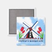 Amsterdam Magnet (Voorkant / Achterkant)