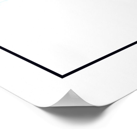 Amsterdam Map Afdrukken - Amsterdam Black & White  Poster (Hoek)