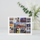 Amsterdam met meerdere afbeeldingen briefkaart (Staand voorkant)