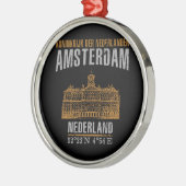 Amsterdam Metalen Ornament (Links)