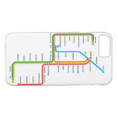 Amsterdam metro-Hoesje Case-Mate iPhone Case (Achterkant (Horizontaal))