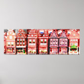 Amsterdam miniatuurhuizen poster (Voorkant)