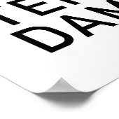 Amsterdam - minimalistic typography poster (Hoek)