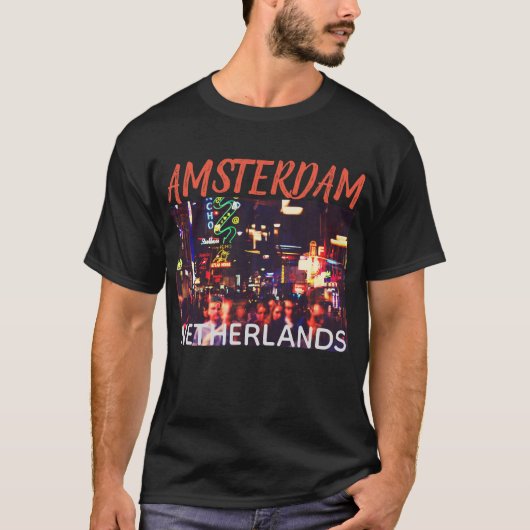 Amsterdam Nederland #3 T-shirt (Voorkant)