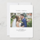 Amsterdam Nederland Aquarel Bestemming Save The Date (Achterkant)