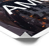 Amsterdam Nederland Art Print Reisposter (Hoek)