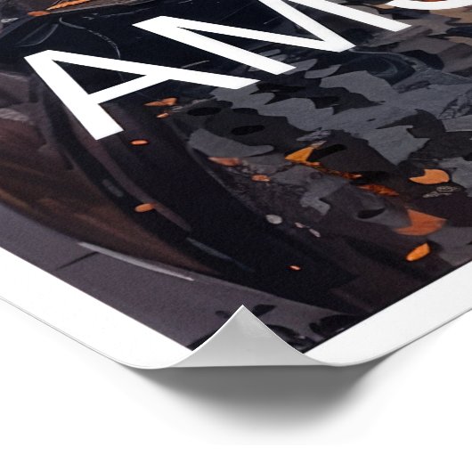 Amsterdam Nederland Art Print Reisposter (Hoek)