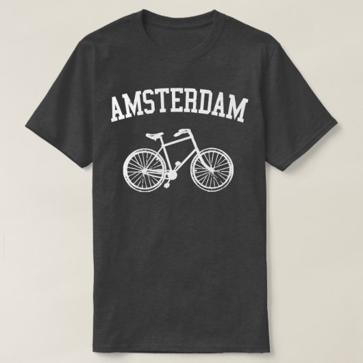 Amsterdam Nederland Bicycle Bike Holland Pullo T-shirt (Design voorkant)