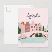 Amsterdam nederland briefkaart (Voorkant / Achterkant)