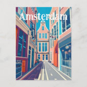 Amsterdam Nederland Briefkaart (Voorkant)