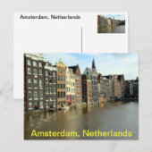 Amsterdam, Nederland Briefkaart (Voorkant / Achterkant)