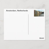 Amsterdam, Nederland Briefkaart (Achterkant)