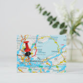 Amsterdam, Nederland Briefkaart (Staand voorkant)
