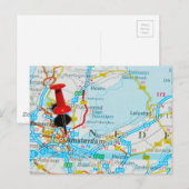Amsterdam, Nederland Briefkaart (Voorkant / Achterkant)