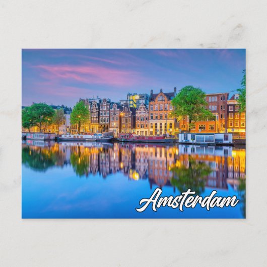 Amsterdam, Nederland Briefkaart (Voorkant)
