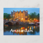 Amsterdam Nederland Briefkaart (Voorkant)