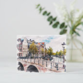 Amsterdam, Nederland Briefkaart (Staand voorkant)