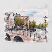 Amsterdam, Nederland Briefkaart (Voorkant)