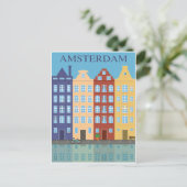 Amsterdam, Nederland Briefkaart (Staand voorkant)