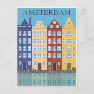Amsterdam, Nederland Briefkaart